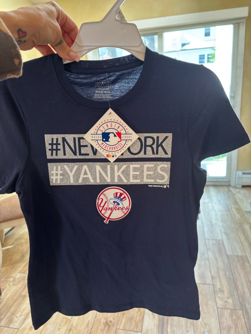 New York Yankees Kids Navy Short Sleeve Tee